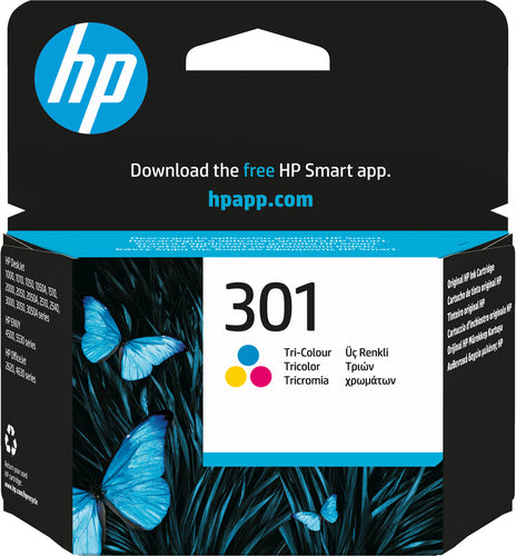 HP 301 Tri-color Original Ink Cartridge HP 301 Tri-color Original Ink Cartridge